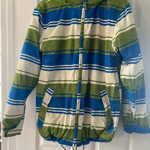 New Sessions Men’s Terrain Snowboarding Truth Retro Jacket Size S Lime Green